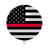 Firefighter Flag Honor Thin Red Line Party D�cor 18 Inch Mylar Balloon