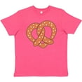 thumbnail image 3 of Inktastic Heart-shaped Pretzel Youth T-Shirt, 3 of 5