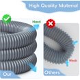 thumbnail image 3 of Replacement Pool Hoses for Above Ground Pools 1 1/4, 59" Long Above Ground Pool Hoses 4 Pcs, with 4 Grey Hose Holders, 4 * 3M Glue and 8* Cable Tie (Grey), 3 of 8