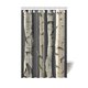 thumbnail image 1 of ABPHQTO Cortina de Ducha Abedul Cortina de Ducha Impermeable 120x180 cm, 1 of 2
