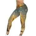 thumbnail image 5 of Jsaierl Christmas Cute Graphic Tummy Control Yoga Pants for Women Lightweight High Waist Capris Legging Casual Workout, 5 of 5