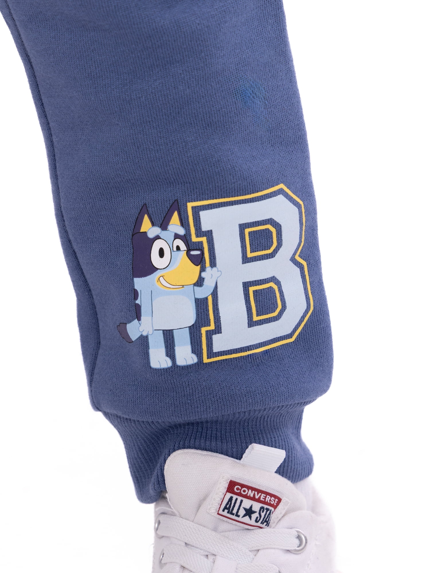 Bluey Toddler Girls Graphic Sweatshirt and Joggers Set, 2-Piece, Sizes 12M-5T
