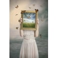 thumbnail image 2 of Bowen, Baden 17x24 Gold Ornate Wood Framed with Double Matting Museum Art Print Titled - Set them free, 2 of 4
