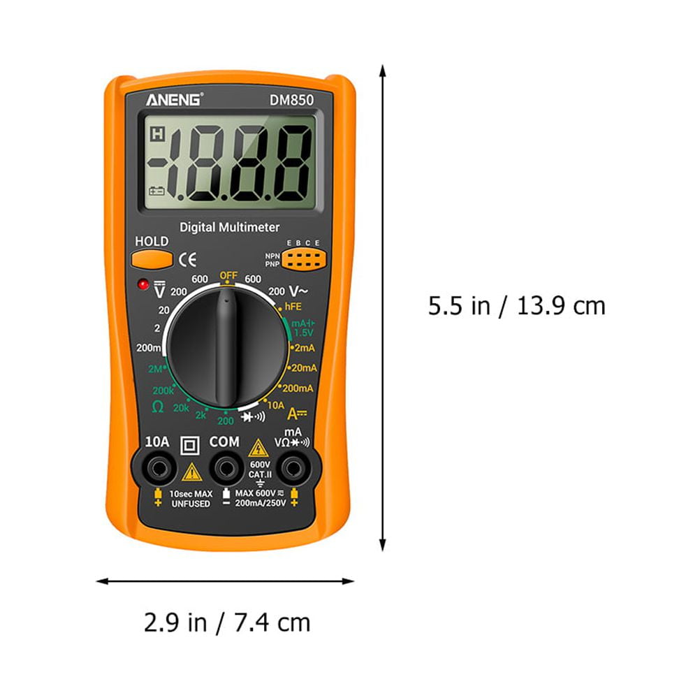 3 Pieces Appliances Electrician Digital Multimeter