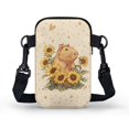 thumbnail image 2 of HELLHERO Capybara Sunflower Pattern Leakproof Sling Bag for Travel Daily Use, 2 of 7