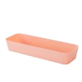 thumbnail image 2 of Caja de almacenamiento Rectangular de plástico Cajón de escritorio Estuche de cosméticos Organizador de papelería Contenedor de calcetines Almacenamiento y organización del hogar rosado rojo METRO Toystoory HA003019-05, 2 of 6