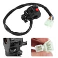 thumbnail image 3 of 6-Function 9 Wire Left Side Control Switch Assembly Kill Start Light Choke Switch, 22mm Handlebar Switch 9 Pins 8 Wires Fit For 200cc 250cc Dirt Quad Bike Motorbike ATV, 3 of 8