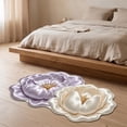 thumbnail image 6 of Floral Pattern Absorbent and Non-Slip Floor Mat, Bathroom Rug and Bedroom Entryway Carpet, Soft Home Decor Mat for Cozy Atmosphere, Adds Style to Your Space, 6 of 6