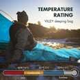 thumbnail image 6 of VILLEY Mummy Sleeping Bag, Lightweight Backpacking Sleeping Bag for Adults & Kids, Camping Hiking Equipment for 3-4 Seasons, 6 of 8