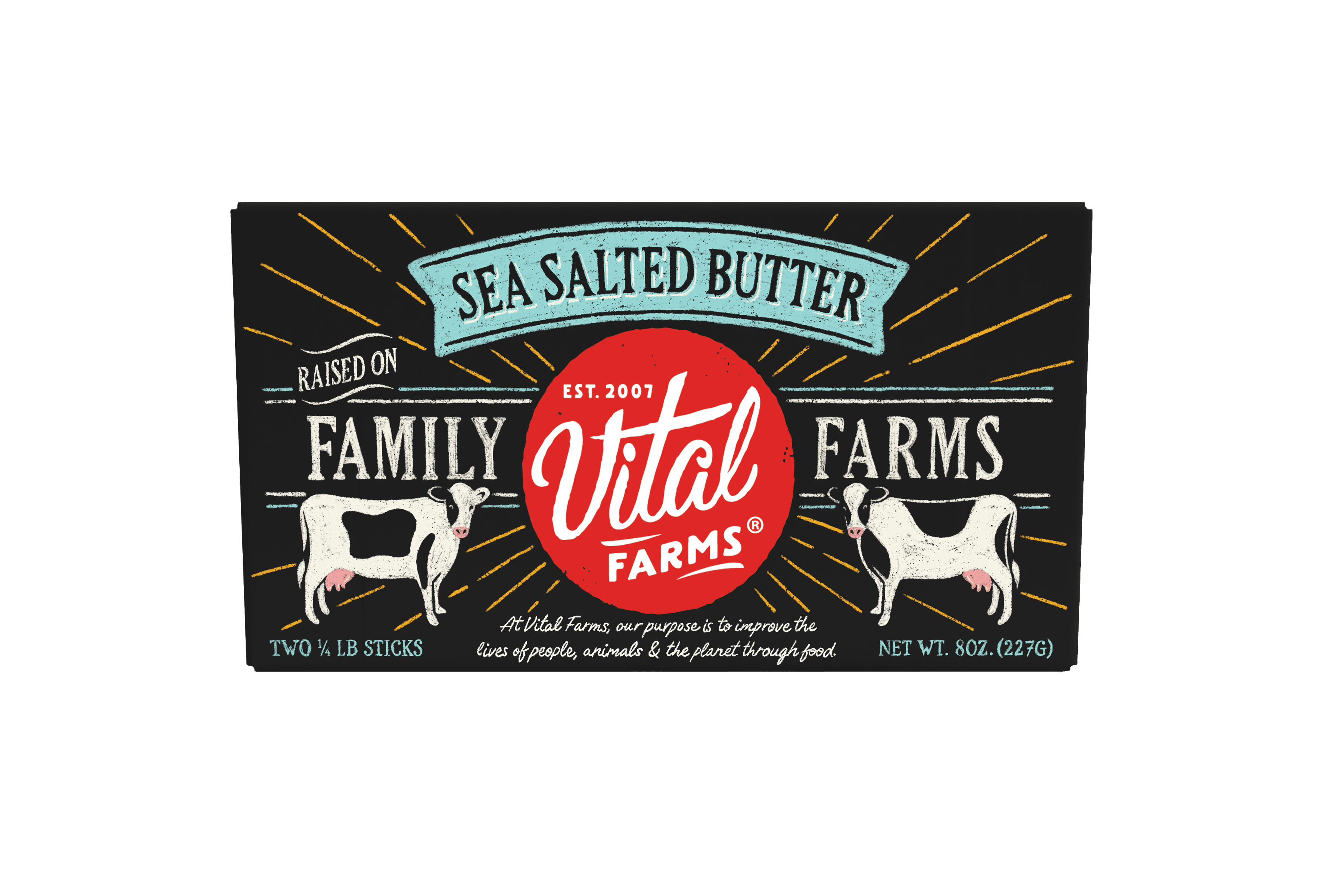 Buy Vital Farms Salted Stick Butter, 8 oz, 2 Sticks of Butter Online at
