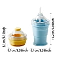 thumbnail image 3 of BotaniNest Gobelet Isolé avec Couvercle Étanche et Glaçons Réutilisables pour Boissons Froides Toute la Journée, 3 of 7
