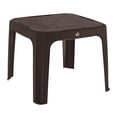 thumbnail image 1 of Mesa Exterior Lateral De Plástico Con Textura Rattan Chocolate oscuro, 1 of 4