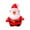 A, variant on HCTSHG Santa Claus Ornament, Resin Santa Clause Decoration Tiny Santa Claus Mini Figurines for Crafts Mini Santa Claus for Crafts Christmas Figurine Indoor Cupcake Decorations