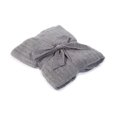 thumbnail image 2 of Barefoot Dreams CozyChic Lite Blanket, 30" X 40" (Pewter, 30" x 40"), 2 of 2