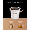 thumbnail image 5 of SIFENE Cafetera de una sola porción, cafetera de cápsulas 3 en 1 para cápsulas K-Pod, café molido y té de hojas con tamaño de taza de 6-10 oz, depósito de agua extraíble de 50 oz, rojo, 5 of 5