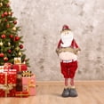 thumbnail image 2 of Fiudx Muñeco de Ciervo Navideño con Patas Retráctiles, Poliéster Colorido, Altura Ajustable, Decoración Única para El Hogar, Ideal para Fiestas Navideñas, Extensión de Patas de 24 X 100 Cm., 2 of 7