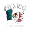 thumbnail image 2 of 1pc Mexico Flag Print Women'S Short Sleeve T-Shirt - "Mexico est 1821" Patriotic Design, Casual Crew Neck, all-Season Wear, ideal for Mexican independence Day & Patriotic Celebrations, Perfect Ho, 2 of 7