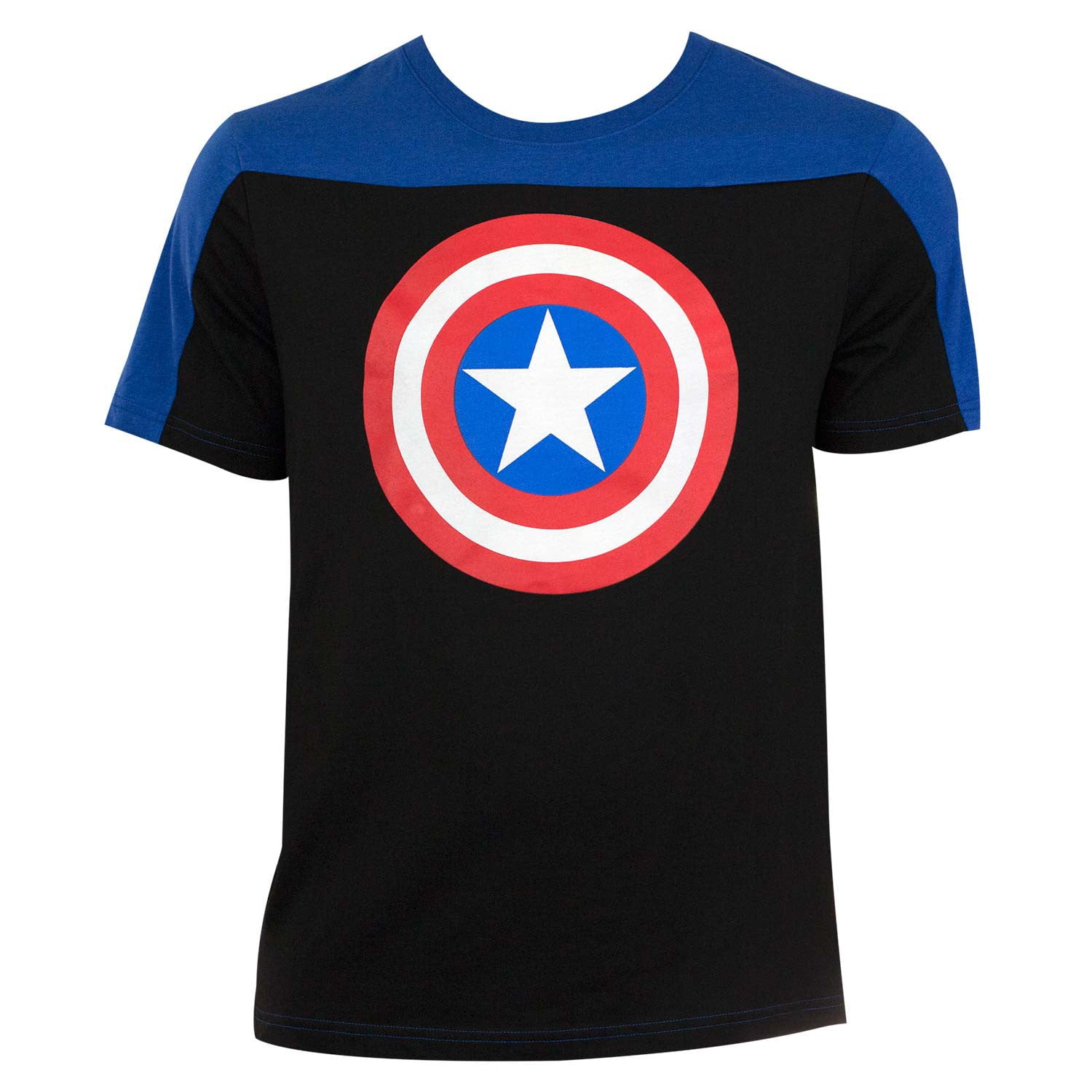 Marvel Men's Captain America Star T-Shirt 