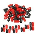 thumbnail image 1 of Unique Bargains 50pcs Rubber End Caps Cover Assortment 5.5mm Screw Thread Protector for Screw Bolt Black Red, 1 of 5