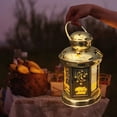 thumbnail image 1 of xpbceshi Today Deal Mini Lantern With LED Ramadan Lantern Decoration Mini Lantern Decor With Candles Hanging Lanterns For Ramadan Decor Christmas Wedding Table Centerpiece Decor, 1 of 6