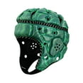 thumbnail image 5 of EHJRE Rugby Helmet Football Helmet Adjustable Scrum Cap Sports Cap Rugby Headguard for Match Training Pitcher Soccer Goalkeeper Hat Green, 5 of 9
