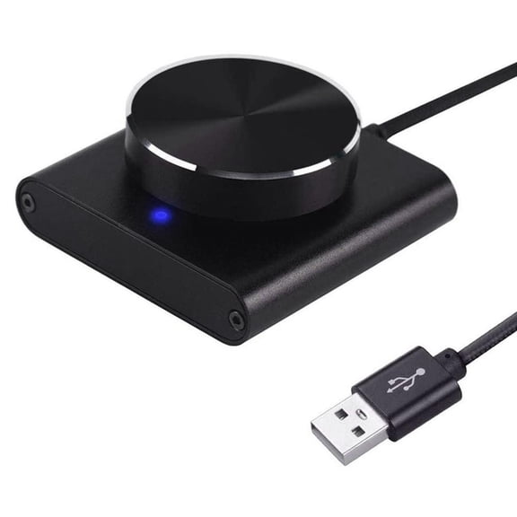 Yammee USB Volume Controller Multimedia PC Speaker External Audio Volume Control Adjust