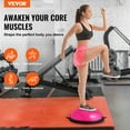 thumbnail image 2 of VEVOR 26" Half Exercise Ball Trainer Yoga Balance Stability Ball Resistance Band, 2 of 9