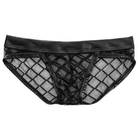 

CHOMOEN Men Underwear Sexy Translucent See-through Male Underpants Panties Erotic Party