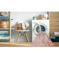 thumbnail image 2 of Ahgly Company Machine Washable Indoor Square Transitional Light Coral Pink Area Rugs, 5' Square, 2 of 7