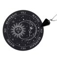 thumbnail image 1 of Tablero de de estrella, rebanada de estrellas, diseño de sol y luna, tablero de madera tallada, adivinación, decoración metafísica del hogar, Negro B Baoblaze Placa de madera de astrología, 1 of 8