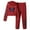 Red, variant on WOYY Big Girls Outfits Butterfly Print Long Sleeve Hoodie Sweatpants Suit, Sizes 10-11