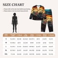 thumbnail image 4 of Pofeuu Underwater Treasure Chest Print Womens Pajamas Set Long Sleeve Sleepwear Button Down Nightwear Soft Pj Lounge Sets Button Down Pajamas Women-XX-Large, 4 of 7