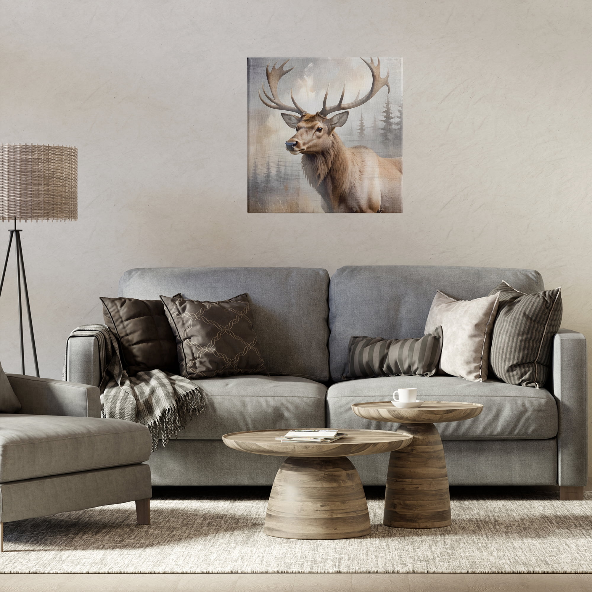 Stupell Industries Graceful Forest Stag Canvas Wall Art, design by Susan Arnot