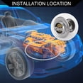 thumbnail image 2 of Termostatos de refrigerante del motor Unique Bargains para Volkswagen Golf 1.6L 1985-1988 No.068121113H tono plateado, 2 of 6