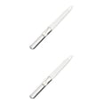 thumbnail image 3 of Vogacara Nail File Stainless Steel Double Sided Tool Polishing Buffer Scrub Care Art Manicure Professional Manual Reusable Tipo 1 11.7 cm 2piezas, 3 of 6