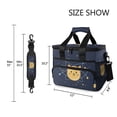 thumbnail image 3 of FORMRS Insulated Cooler Bag 24 Cans Capacity Soft Leakproof Lunch Box with Side Pockets, Orange Cat Planet, 3 of 7