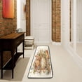 thumbnail image 4 of SKYSONIC 2X6 Feet Autumn Flower Pumpkin Runner Rug with Rubber Backing, Vintage Fall Plant Non Slip Entryway Rug Runner Washable Soft Area Rug Carpet for Hallway Bedroom Kitchen Decor, 4 of 6