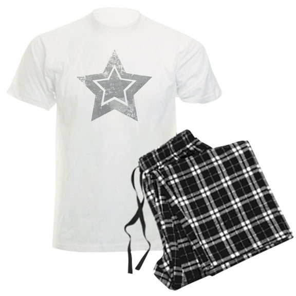 CafePress - Cowboy Star Men's Light Pajamas - Men's Light Loose Fit Cotton Pajama Set
