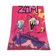 thumbnail image 2 of Invader Zim Blanket Luxury Soft Fuzzy Flannel Fleece Throw Blanket Decor Gift For Bed Sofa Couch Car 60x50in, 2 of 7