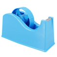 thumbnail image 1 of Desktop Tape Dispenser Adhesive Roll Holder (Fits 1" & 3" Core) with Weighted Nonskid Base Blue, 1 of 4