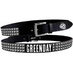 Green Day Logo Studded Belt (M (32-34)) - Walmart.com