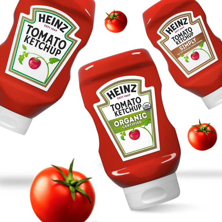  Heinz Organic Tomato Ketchup (14 oz Bottles, Pack of 6) :  Grocery & Gourmet Food