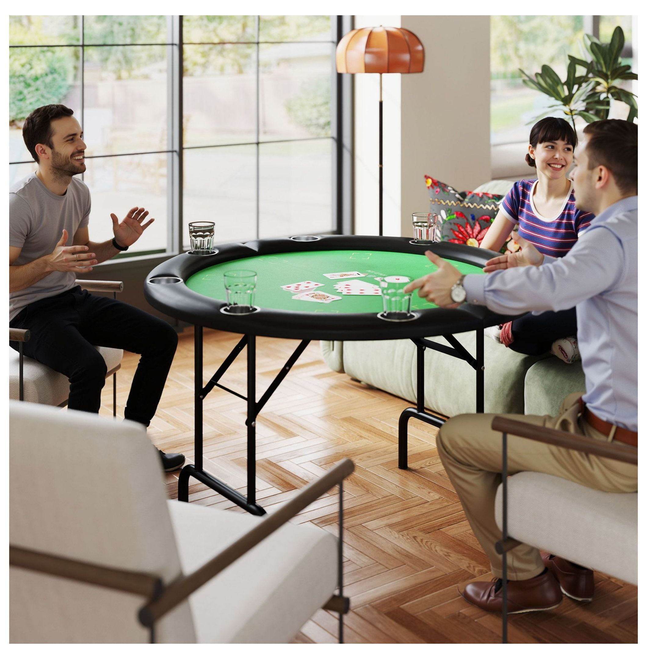 Free Shipping! Barrington Billiards 48-in 2-in-1 Poker Dining