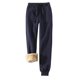 thumbnail image 1 of Women's Warm Lined Athletic Sweatpants Jogr Fleece Pants, 1 of 2