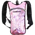 thumbnail image 2 of Mochila de hidratación SOJOURNER - Vejiga de agua de 2 litros incluida para festivales, raves, senderismo, ciclismo, escalada, correr y más (holográfico - rosa pálido), 2 of 5