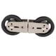 thumbnail image 1 of Rueda De Polea De Cable De Acero Inoxidable, Bloque De Polea De Acero Inoxidable De 2 Con Rodamientos Silenciosos, Accesorio De Polea De Fácil Instalación Para Sistemas, 1 of 7