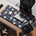 thumbnail image 2 of Long Mouse Pads for Desk,Dark Blue Little Princess Pattern Desk Mats on Top Of Desks, Desk Mouse Pad Extra Large with 3mm Non-Slip Base and Stitched Edge for Gaming,Office,Work,Home 35.4"x15.7", 2 of 6