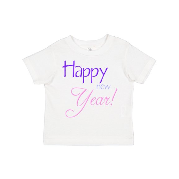 Inktastic Happy New Year colorful Boys or Girls Toddler T-Shirt