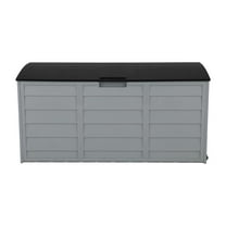 YANG2 Outdoor Storage Deck Box - 75 Gallon Large Capacity Chest Bin for Patio, Garden, Backyard & Poolside, Weather-Resistant Container for Cushions, Tools & Outdoor Gear​