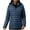 Navy, variant on Fnooota Womens Puffer Jackets, Windproof Zip up Warm Cotton Padded Winter Coats for Women Beige Size S-2XL